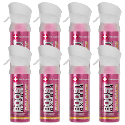 Boost Oxygen Pocket 3 Liter Respiratory Support Canister, Grapefruit (8 Pack) - VMInnovations
