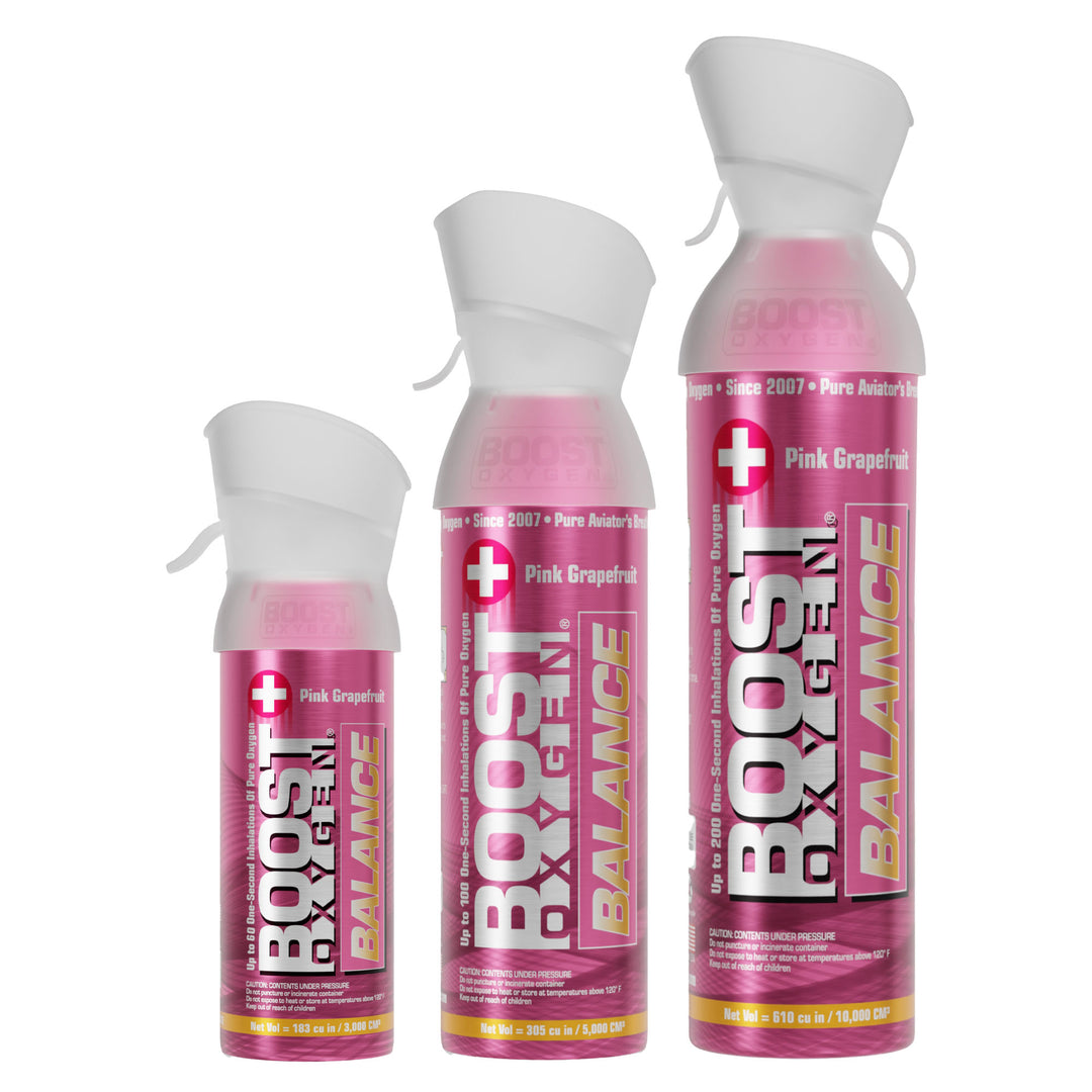 Boost Oxygen 3 Liter Portable Pocket Sized Canister w/ 5 Liter and 10 Liter Cans - VMInnovations