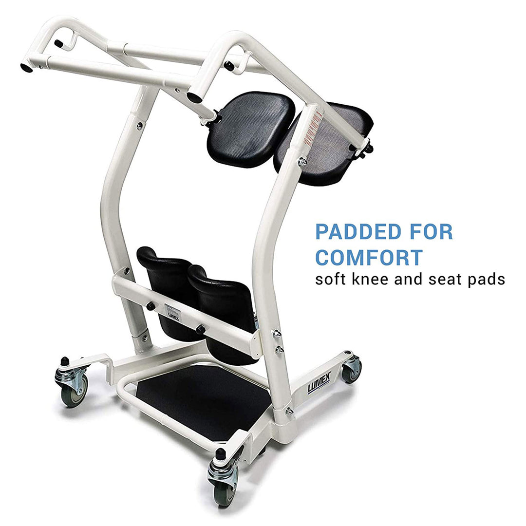LF1600 Lumex Stand Assist Padded Patient Lift Transportation Unit (Open Box) - VMInnovations