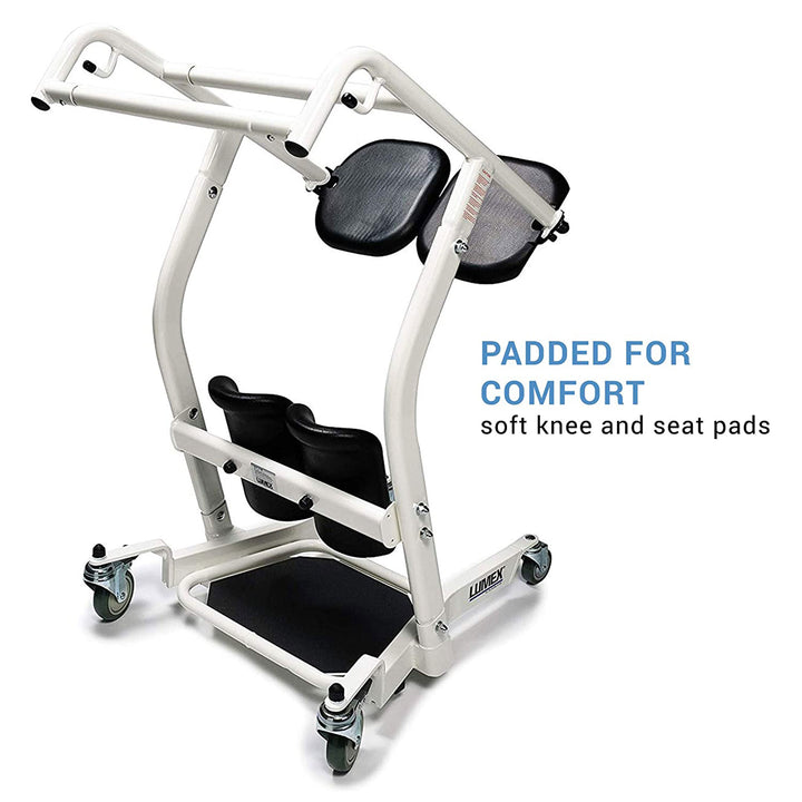 LF1600 Lumex Stand Assist Padded Patient Lift Transportation Unit (Open Box) - VMInnovations