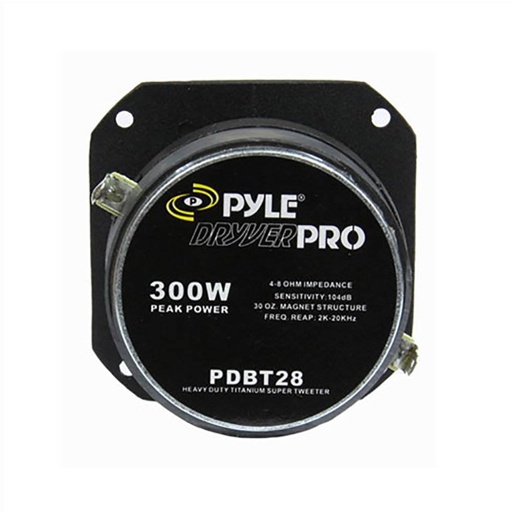 Pyle Dryver Pro PDBT28 1-Inch 300 Watt Heavy Duty Titanium Super Car Tweeter - VMInnovations