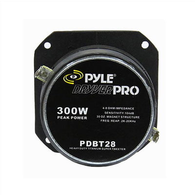 Pyle Dryver Pro PDBT28 1-Inch 300 Watt Heavy Duty Titanium Super Car Tweeter - VMInnovations