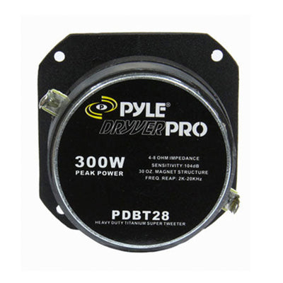 Pyle Pro 1 Inch 300 Watt Heavy Duty Titanium Super Car Tweeter (2 Pack) | PDBT28 - VMInnovations