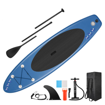 iSUP Inflatable Stand Up Paddle Board with Bag and Accessories, Blue (Used)