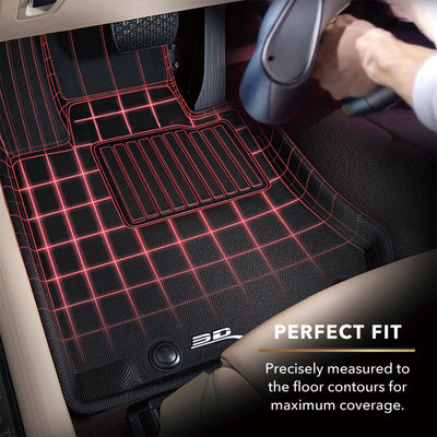 3D MAXpider Kagu Series 2 Piece Front Floor Mats, 2014-2018 BMW X5 (Open Box)