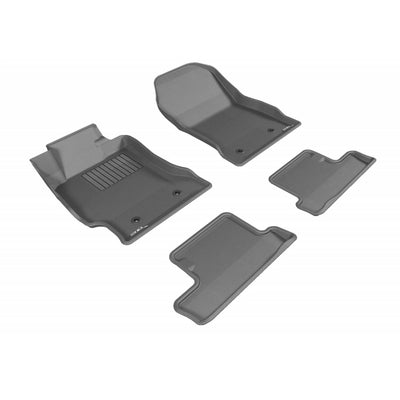 3D MAXpider Kagu Series Custom Floor Mat Set for 2021 Toyota 86s, 1st/2nd Row