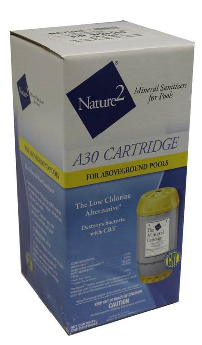 ZODIAC NATURE 2 A30 Aboveground Mineral Cartridge Sanitizer 30K Gal (Open Box)