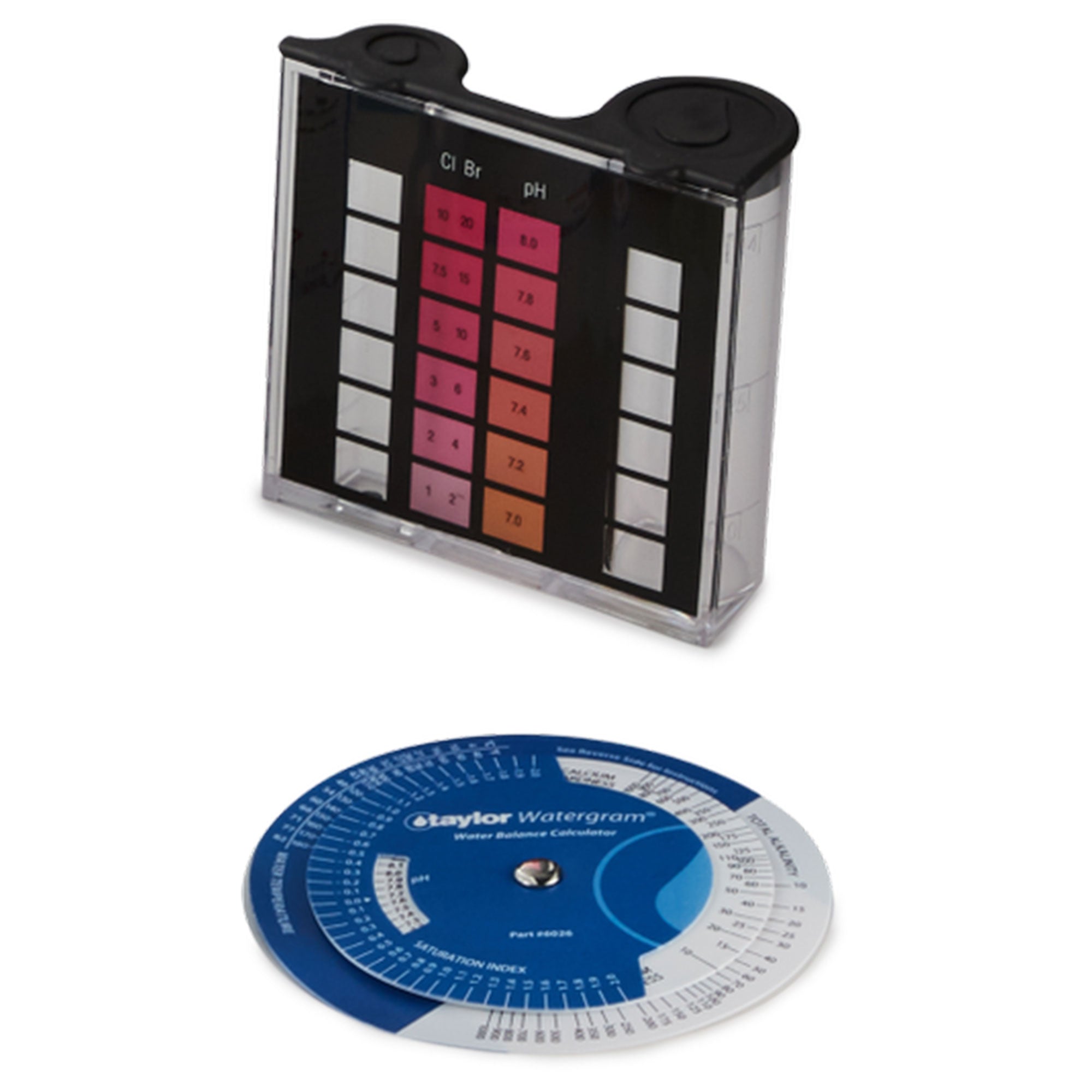 Taylor K-2005C 2000 Service Complete Swimming Pool Bromine Chlorine pH Test Kit - VMInnovations