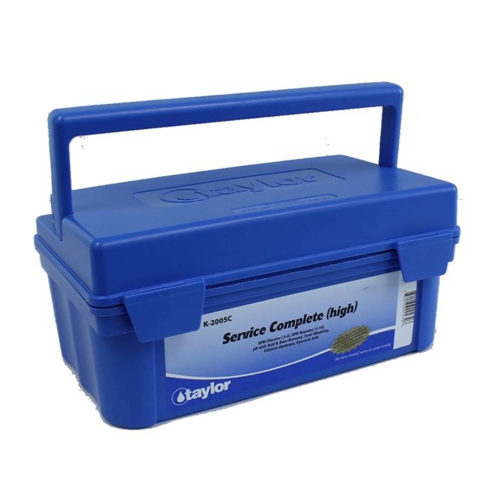 Taylor 2000 Service Complete and Salt Water Drop Swimming Pool and Spa Test Kits - VMInnovations