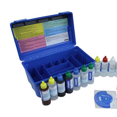 Taylor 2000 Service Complete and Salt Water Drop Swimming Pool and Spa Test Kits