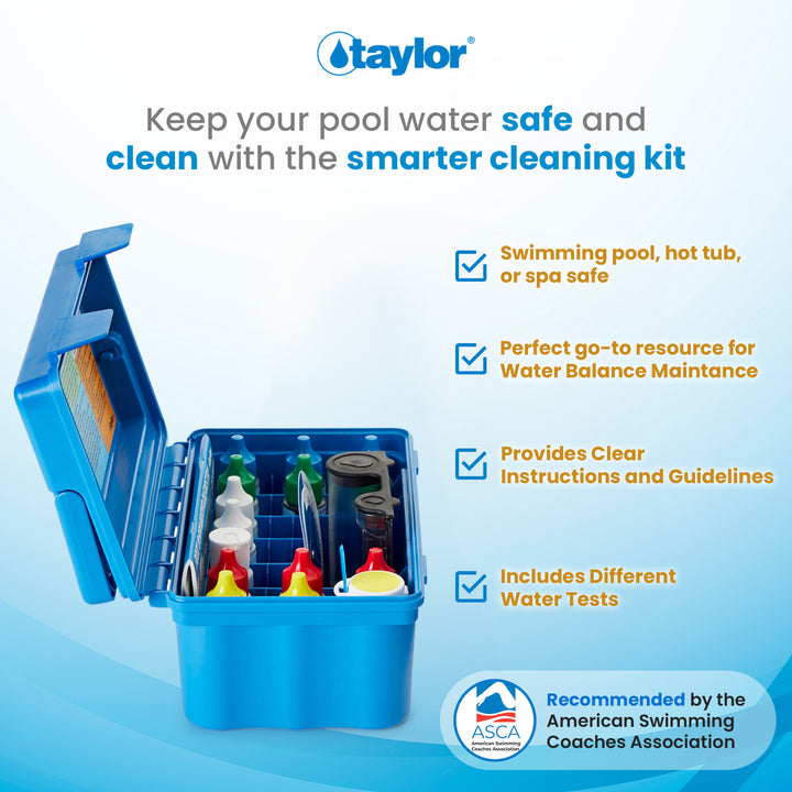 TAYLOR Complete Swimming Pool/Spa Test Kit FAS-DPD K2006 Chlorine (Open Box) - VMInnovations
