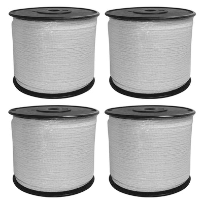 Field Guardian 1/2in Width Conductive Polytape, White, 1312 Foot Spool (4 Pack)