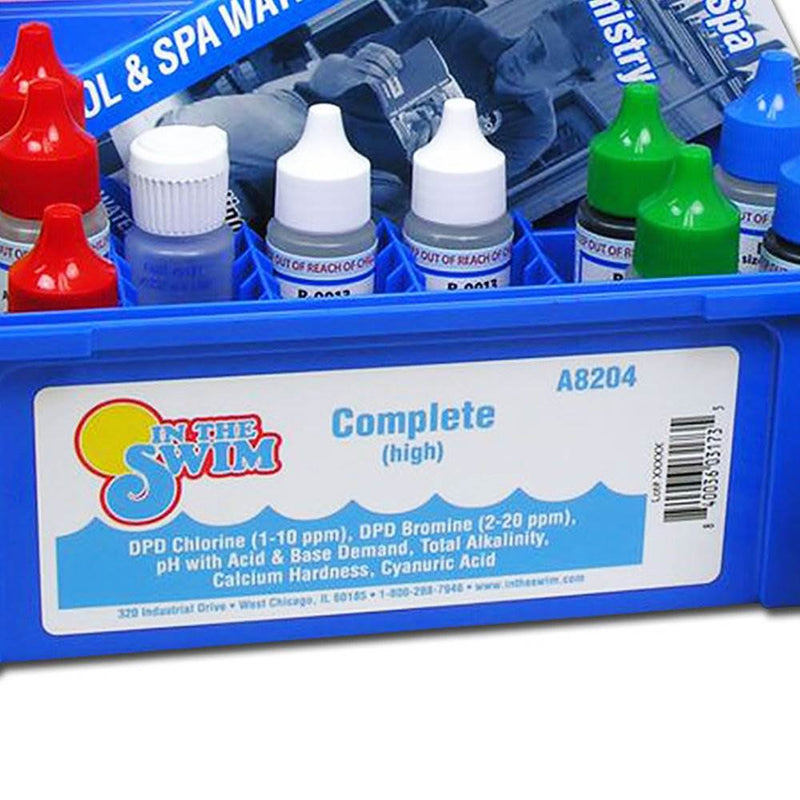 Taylor K2005 Pool Hardness pH DP Test Kit & K-1766 Salt Water Drop Test Kit