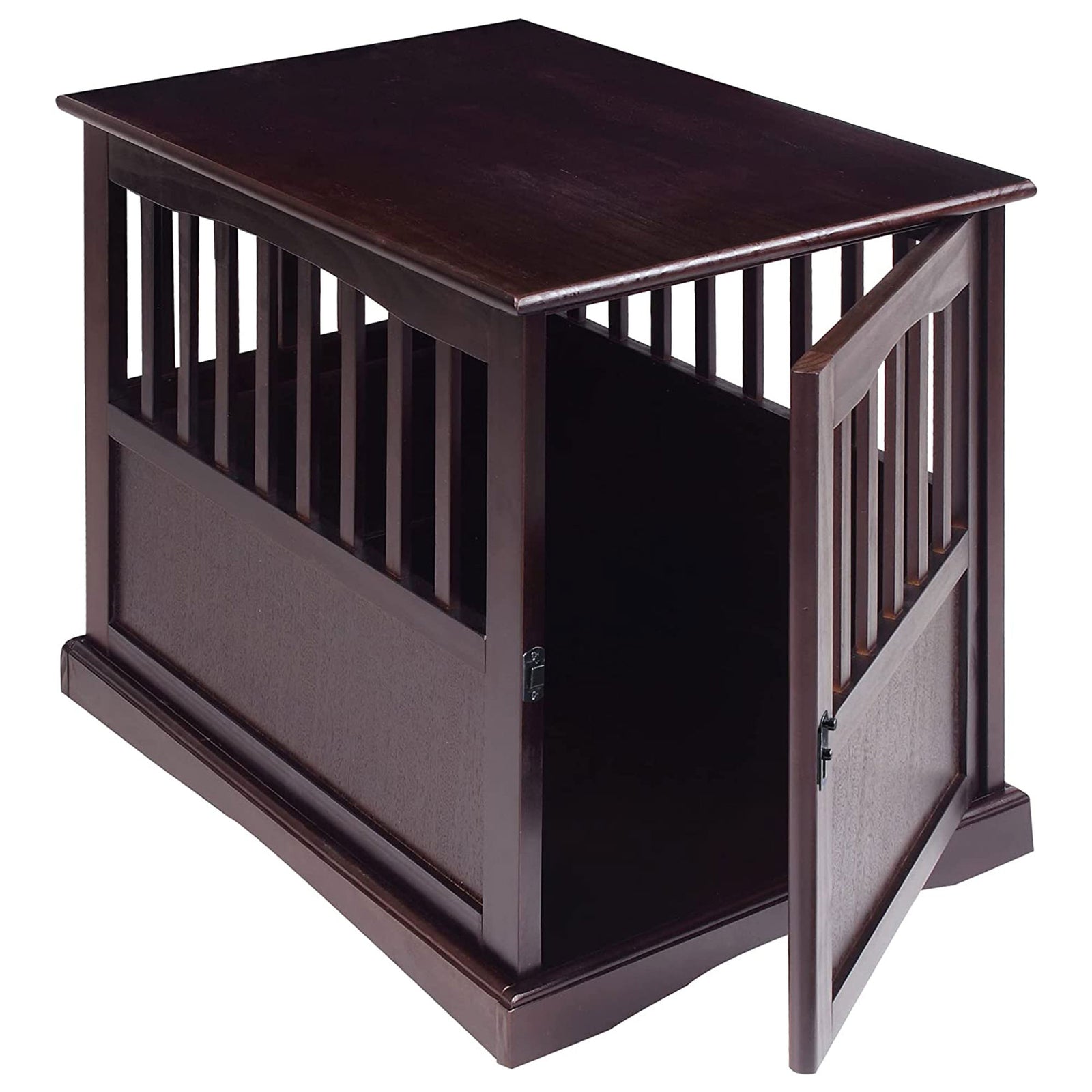 Casual Home Medium Wooden Pet Crate Dog House End Table Night Stand (Open Box) - VMInnovations
