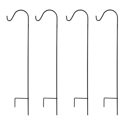 Ashman Shepherd Hook for Plants and Feeders, 65 Inches Tall, 4 Pk (Open Box) - VMInnovations