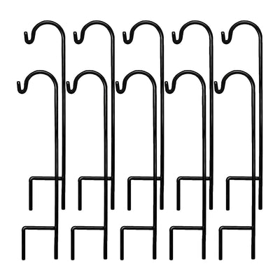35 Inch One-Sided Shepherds Hook for Hanging Plants, 10 Pk (Used)