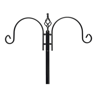 Ashman Deluxe Bird Feeding Station Kit, 92 Inch Tall, 4 Sided Hook (2 Pack)