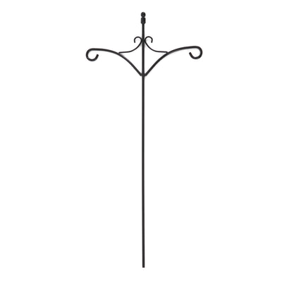 Ashman Adjustable Steel Ground Shepard's Hook 91 In 2 Sided, Blk, 1 Pack (Used) - VMInnovations