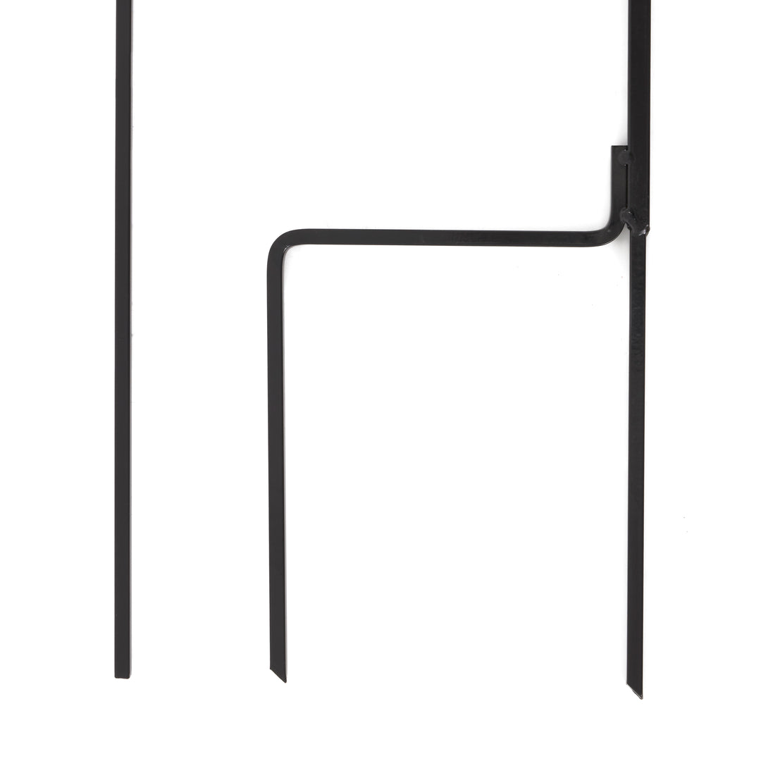 Ashman Adjustable Steel Ground Shepard's Hook 91 In 2 Sided, Blk, 1 Pack (Used) - VMInnovations