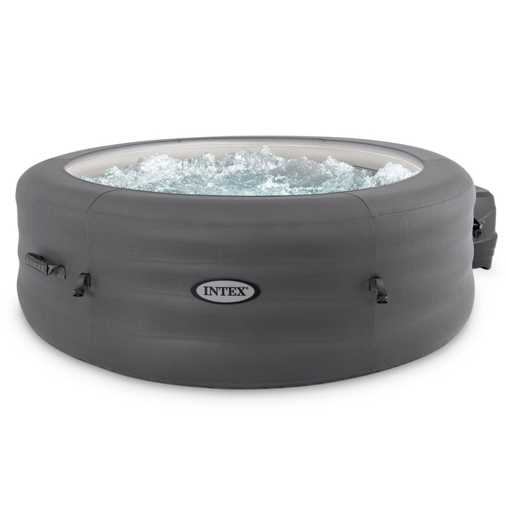 Intex SimpleSpa 4 Person Inflatable Portable Hot Tub w/ Energy Efficient Cover