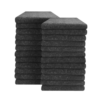 uBoxes 72 x 54 Inch Textile Cotton Fiber Packing Moving Blankets, Gray (24 Pack) - VMInnovations