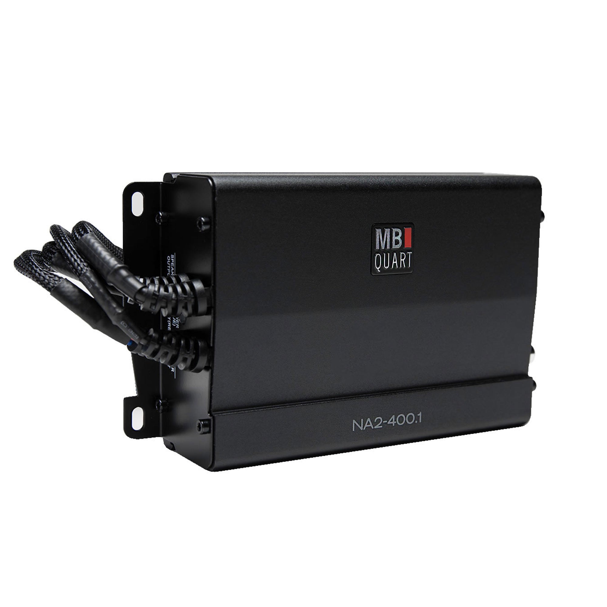 MB Quart Marine Powersports 1 Channel 400 Watt Class D Amp , Black (Open Box)
