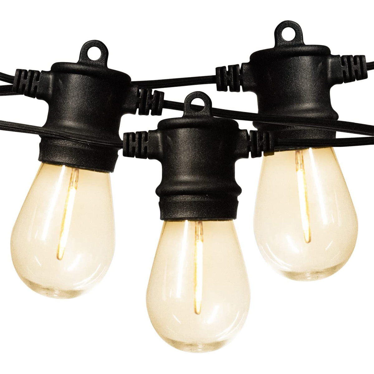 Banord LED 48 Foot 1 Watt String Lights, 16 Shatterproof Bulbs (Open Box)