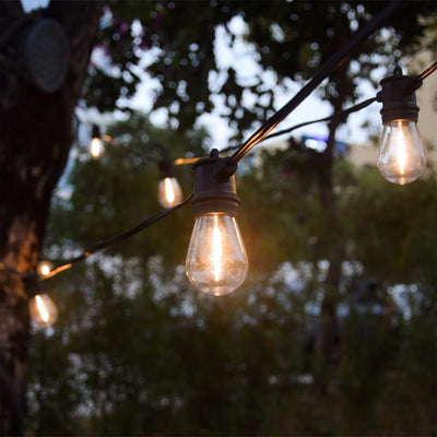 Banord LED 48 Foot 1 Watt String Lights, 16 Shatterproof Bulbs (Open Box)