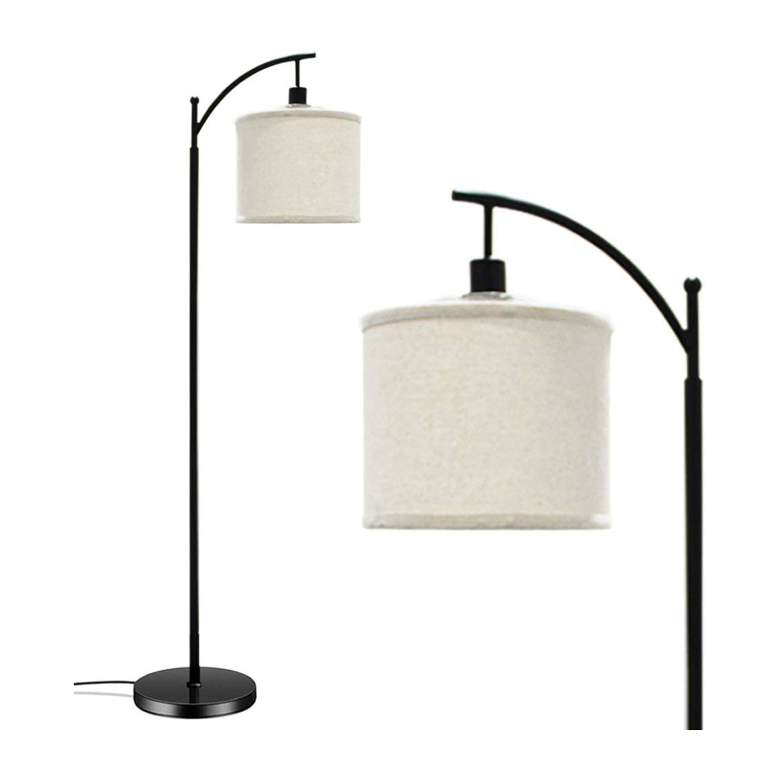 Banord 58in LED Standing Floor Lamp w/ 6W 3000K LED Bulb for Any Room (Open Box) - VMInnovations