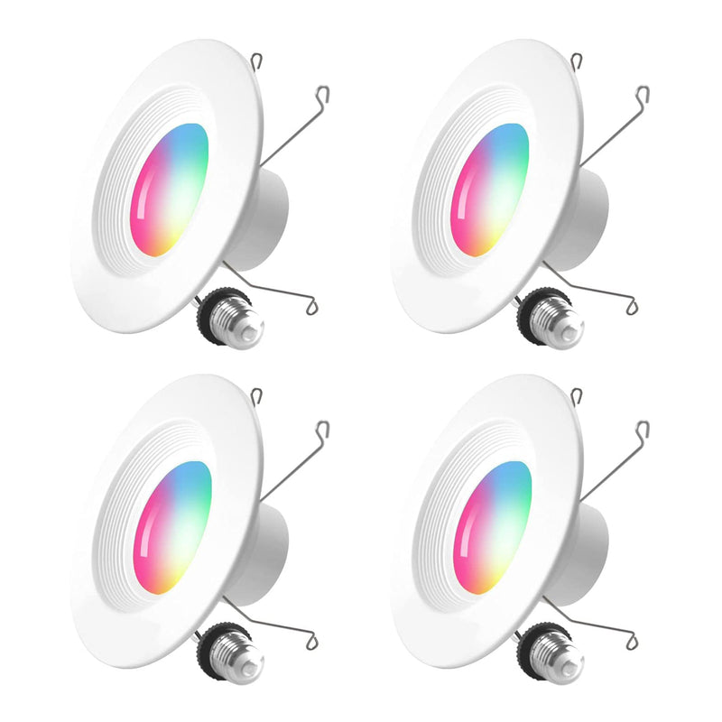 Banord LED RGB Smart Recessed 6 Inch 13 W Flush Mount Ceiling Lights (Open Box)
