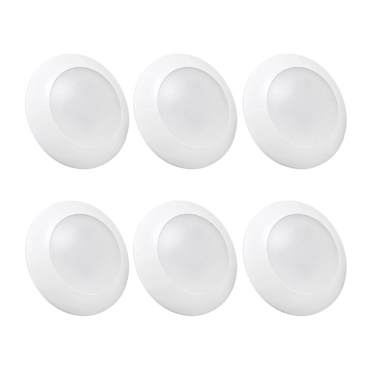 5CCT Recessed Lighting, 6in Flush Mount Dimmable Ceiling Light (6 Pack) (Used) - VMInnovations