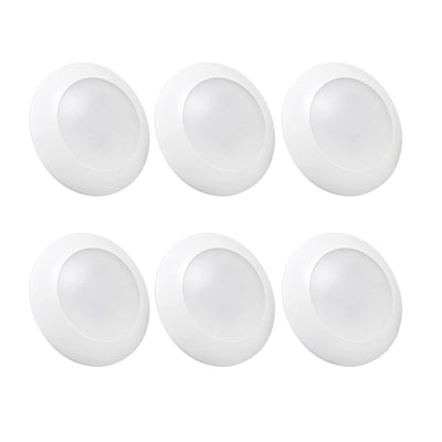 5CCT Recessed Lighting, 6in Flush Mount Dimmable Ceiling Light (6 Pack) (Used) - VMInnovations