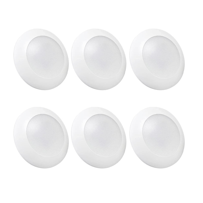 Banord Recessed Lighting, 6in Flush Mount Dimmable Ceiling Light (6) (Open Box)