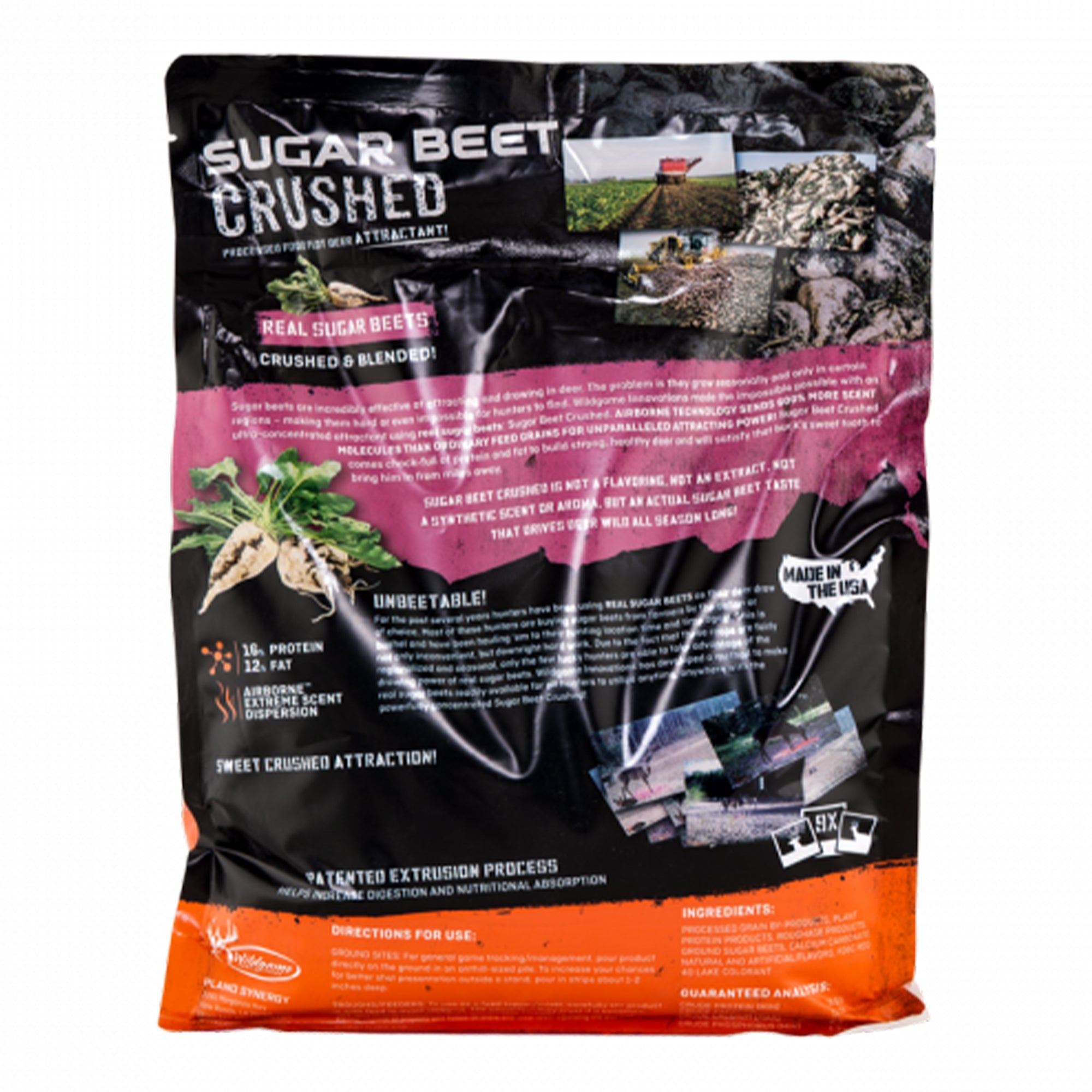 Wildgame Innovations Premium Sugarbeet Crushed Deer Attractant, 15 Pound Bag - VMInnovations