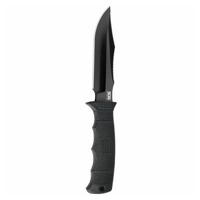 SOG Seal Pup Elite 4.85 Inch Survival Tactical Knife w/ Kydex Sheath, Black TiNi - VMInnovations
