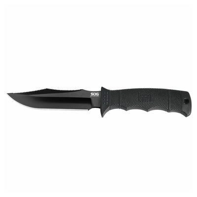 SOG Seal Pup Elite 4.85 Inch Survival Tactical Knife w/ Kydex Sheath, Black TiNi - VMInnovations