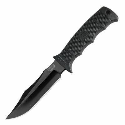 SOG Seal Pup Elite 4.85 Inch Survival Tactical Knife w/ Kydex Sheath, Black TiNi - VMInnovations