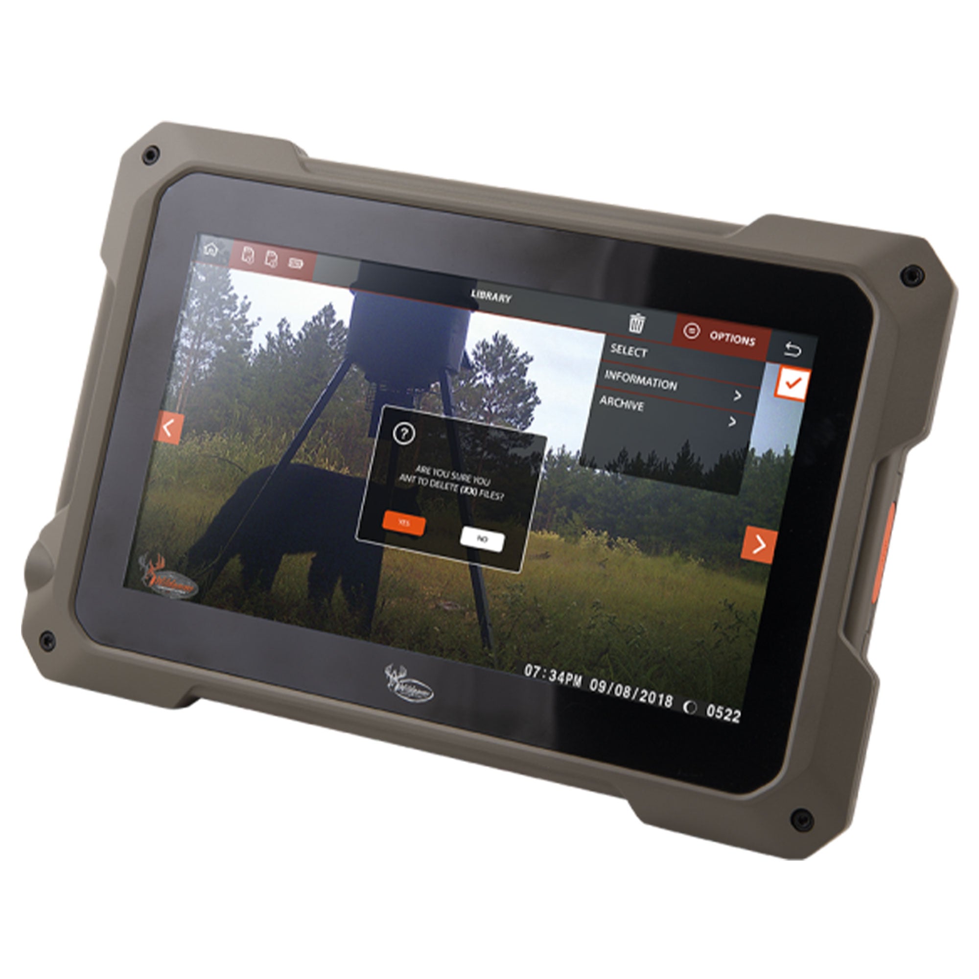 Wildgame Innovations VU70 Trail Pad Hunting Tablet with Dual SD Card, Dark Green - VMInnovations