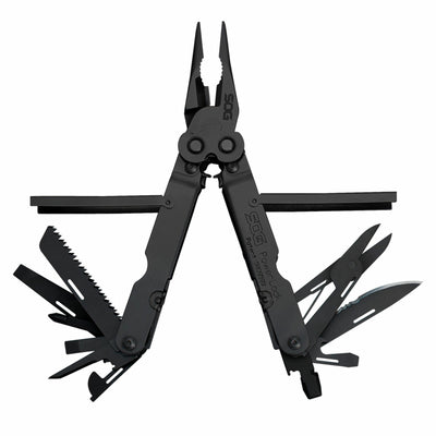 SOG PowerLock Stainless Steel Folding Knife 18 Tool Multi Tool Pliers (Open Box) - VMInnovations