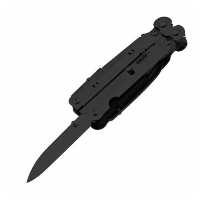 SOG Power Assist Stainless Steel Folding Knife 16 Attachment Multi Tool, Black - VMInnovations
