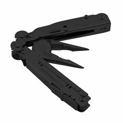 SOG Power Assist Stainless Steel Folding Knife 16 Attachment Multi Tool, Black - VMInnovations