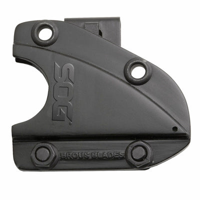 SOG Snarl 2.3 In Stainless Steel Sheepsfoot Fixed Blade Knife w/ Gripping Holes - VMInnovations