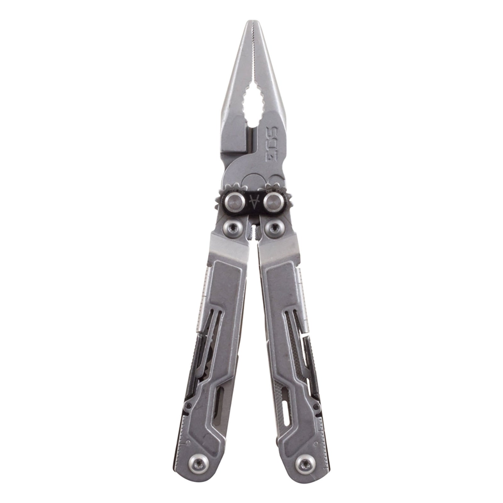 SOG PowerPint Stainless Steel Folding 18 Multi Purpose Pocket EDC Tool, Silver - VMInnovations