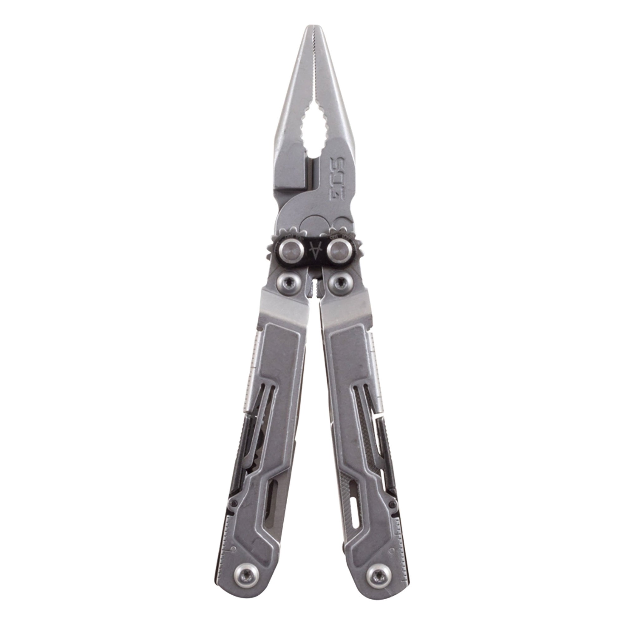 SOG PowerPint Stainless Steel Folding 18 Multi Purpose Pocket EDC Tool, Silver - VMInnovations