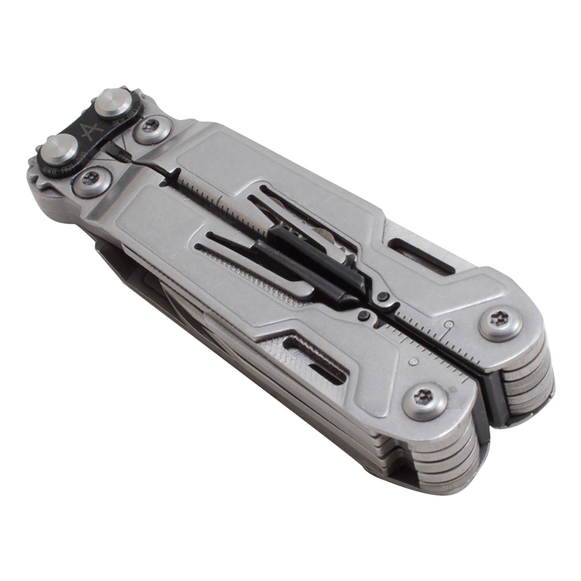 SOG PowerPint Stainless Steel Folding 18 Multi Purpose Pocket EDC Tool, Silver - VMInnovations