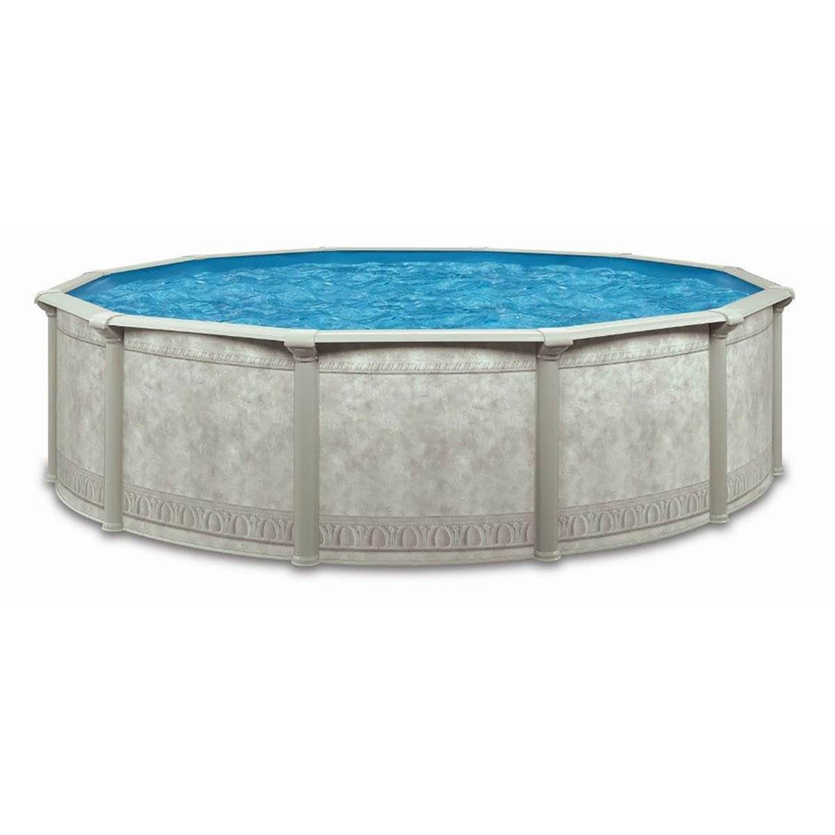 Aquarian Venetian Series 21 Ft x 52 In Pool Kit w/ Main Access Ultra Blu System