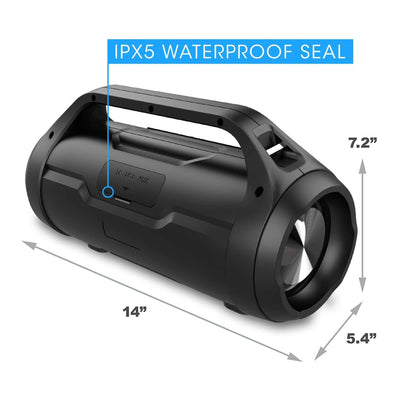 Dolphin Outdoor Bluetooth Waterproof Tube Party Speaker with HD Sound and Bass