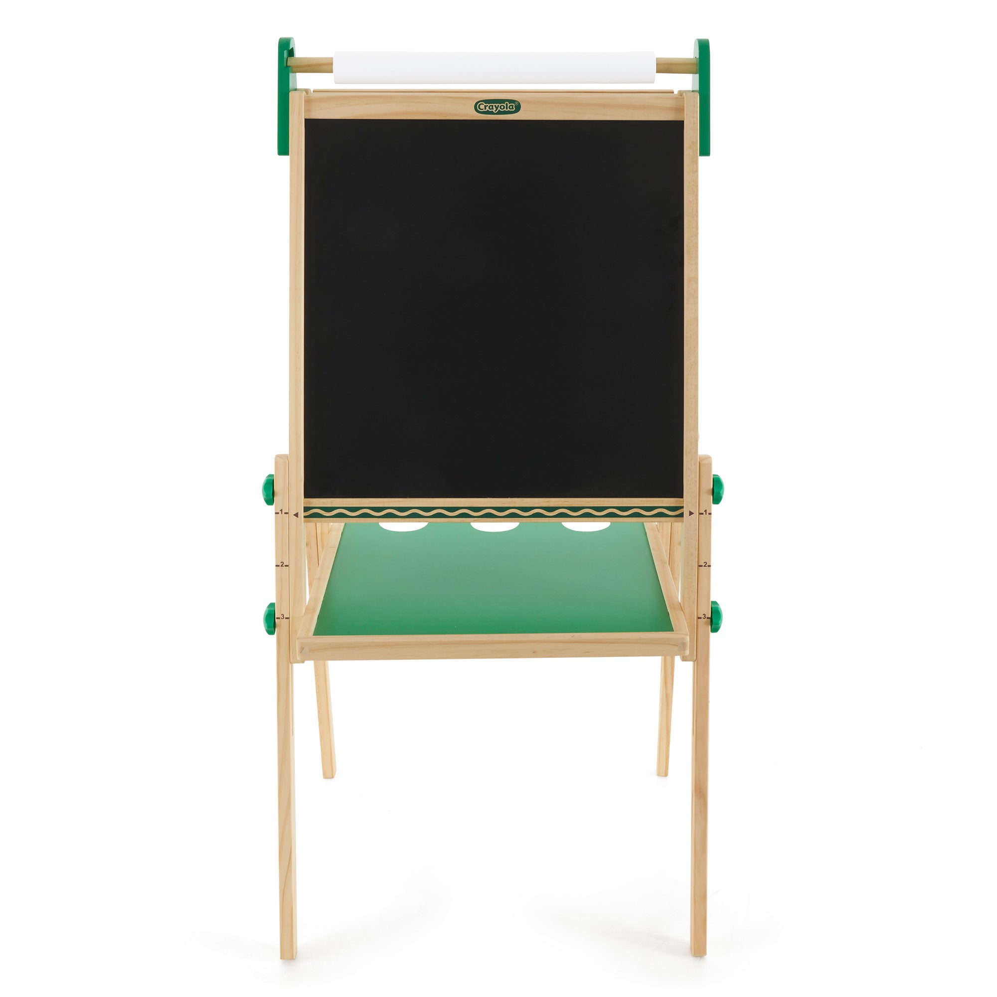 Crayola Kids Dual Sided Wooden Art Easel with Chalkboard and Dry Erase(Open Box) - VMInnovations