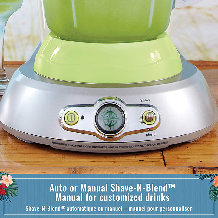 Margaritaville Bahamas 36 Ounce Shaved Ice Concoction Maker with Dual Motor