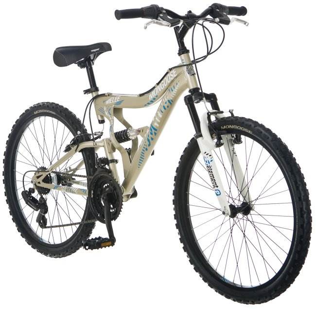 Mongoose 24" Melee Boys Dual Suspension Mountain Bike